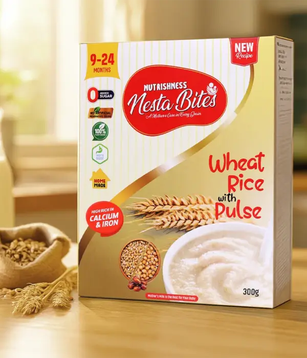 Nesta Bites Wheat Rice with Pulse Porridge Mix (9-24 Months)