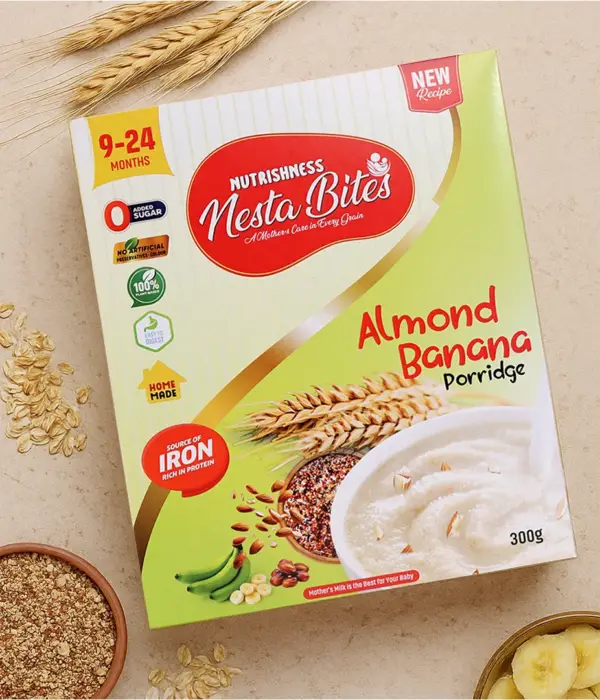 Nesta Bites Almond Banana Porridge (9-24 Months)