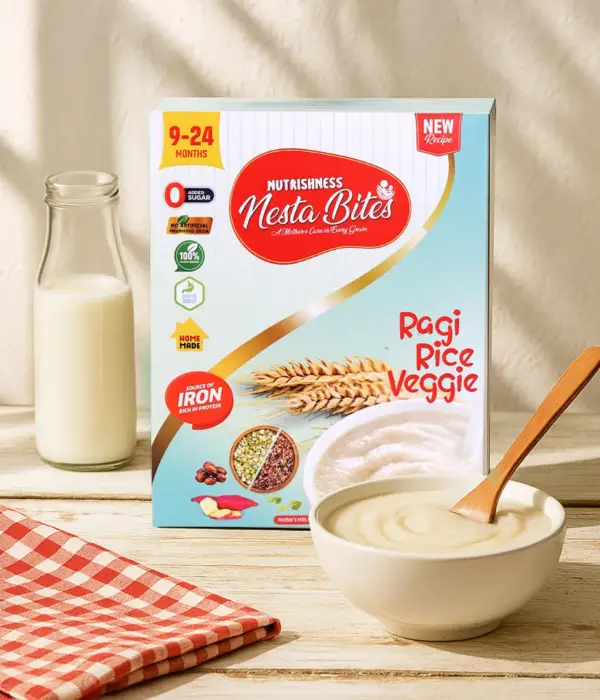 Nesta Bites Ragi Rice Veggie Porridge Mix (9-24 Months)